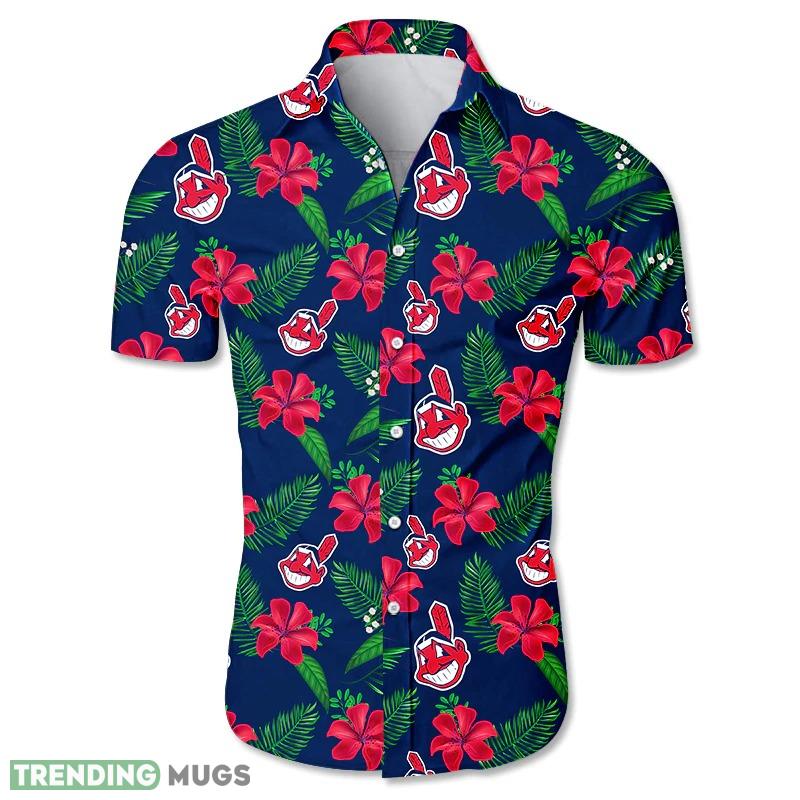 Cleveland Indians Hawaiian Shirt flower Men And Women For Fans - Cleveland Indians Hawaiian Shirt Tropical flower gift for fans_1 Cleveland Indians Hawaiian Shirt flower Men And Women For Fans - Cleveland Indians Hawaiian Shirt Tropical flower gift for fans_1