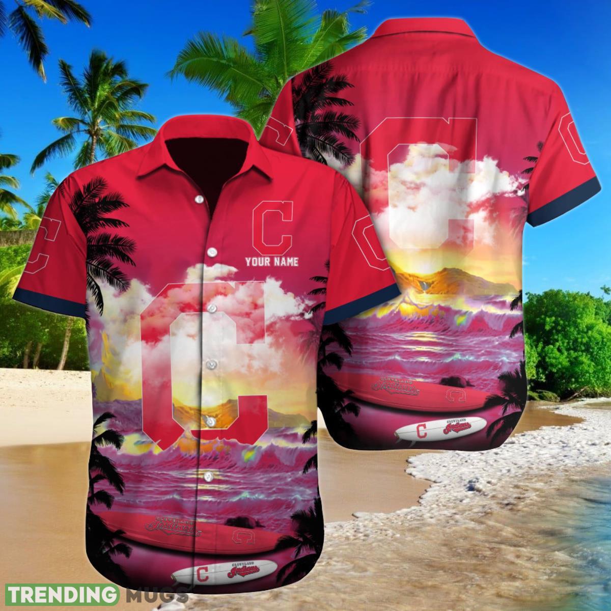 Cleveland Indians MLB Custom Name Hawaiian Shirt For Men Women Gift For Fans Product Photo 1