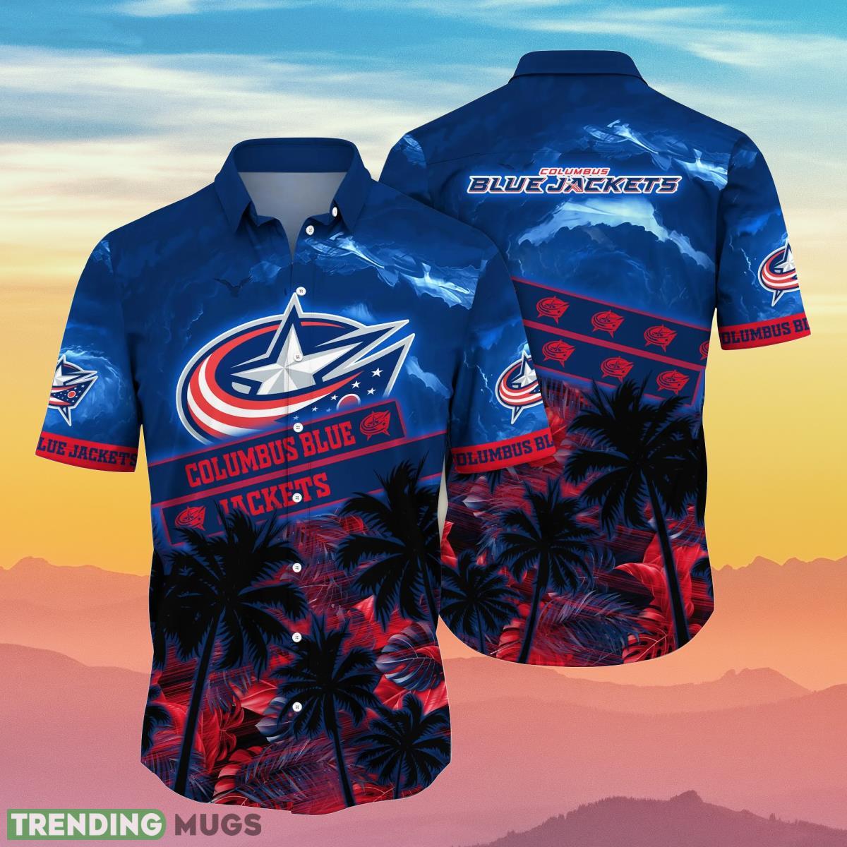 Columbus Blue Jackets NHL Flower Hawaiian Shirt Ideal Gift For Real Fans Product Photo 1 Columbus Blue Jackets NHL Flower Hawaiian Shirt Ideal Gift For Real Fans Product Photo 1