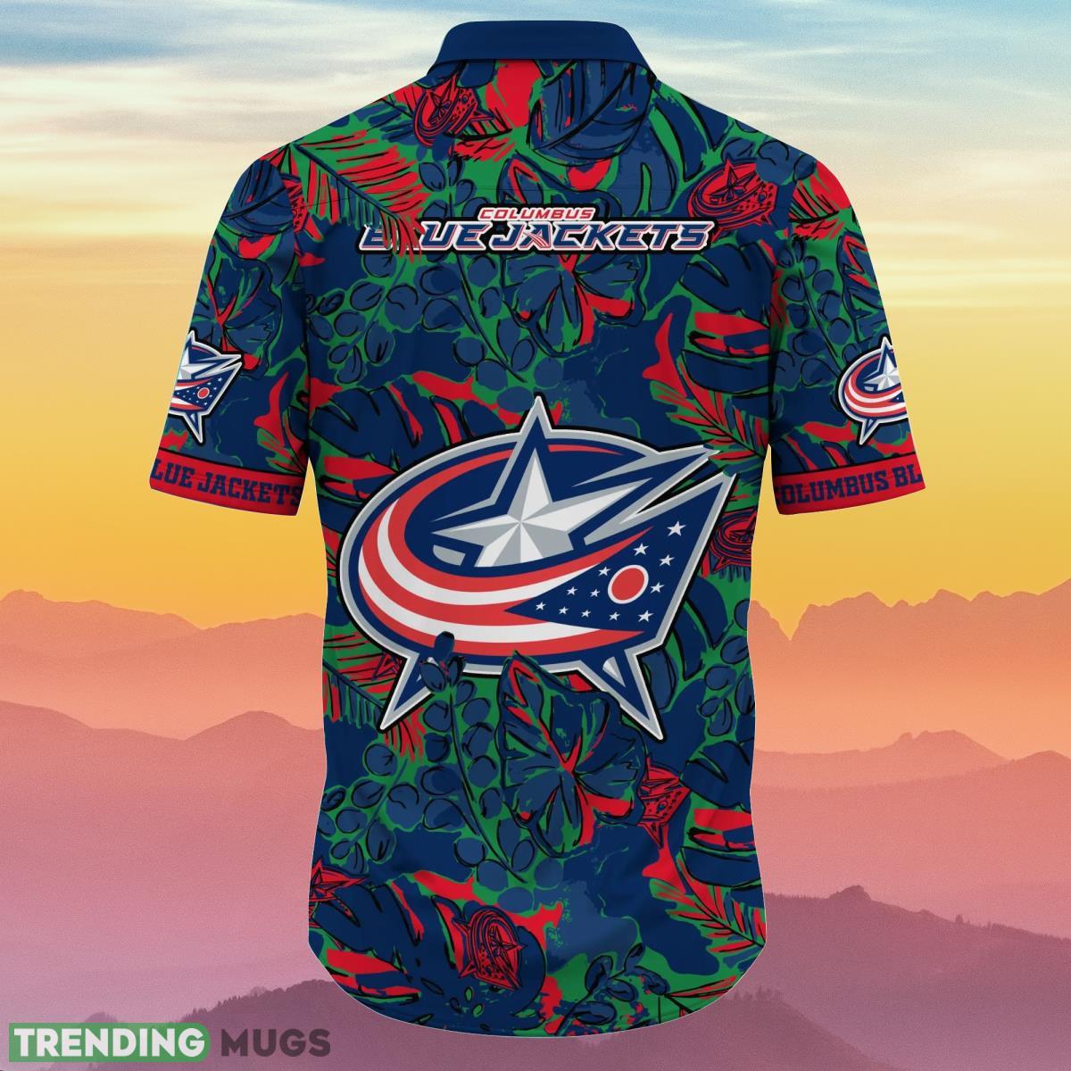 Columbus Blue Jackets NHL Flower Hawaiian Shirt Impressive Gift For Real Fans Hawaiian Shirt Columbus Blue Jackets NHL Flower Hawaiian Shirt Impressive Gift For Real Fans Hawaiian Shirt