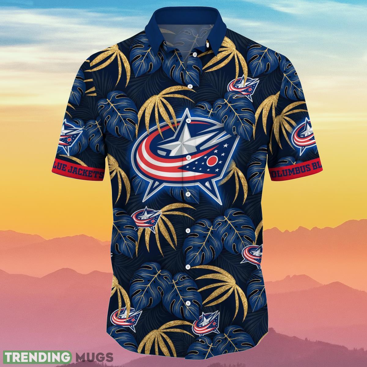 Columbus Blue Jackets NHL Flower Hawaiian Shirt Special Gift For Real Fans Hawaiian Shirt Columbus Blue Jackets NHL Flower Hawaiian Shirt Special Gift For Real Fans Hawaiian Shirt