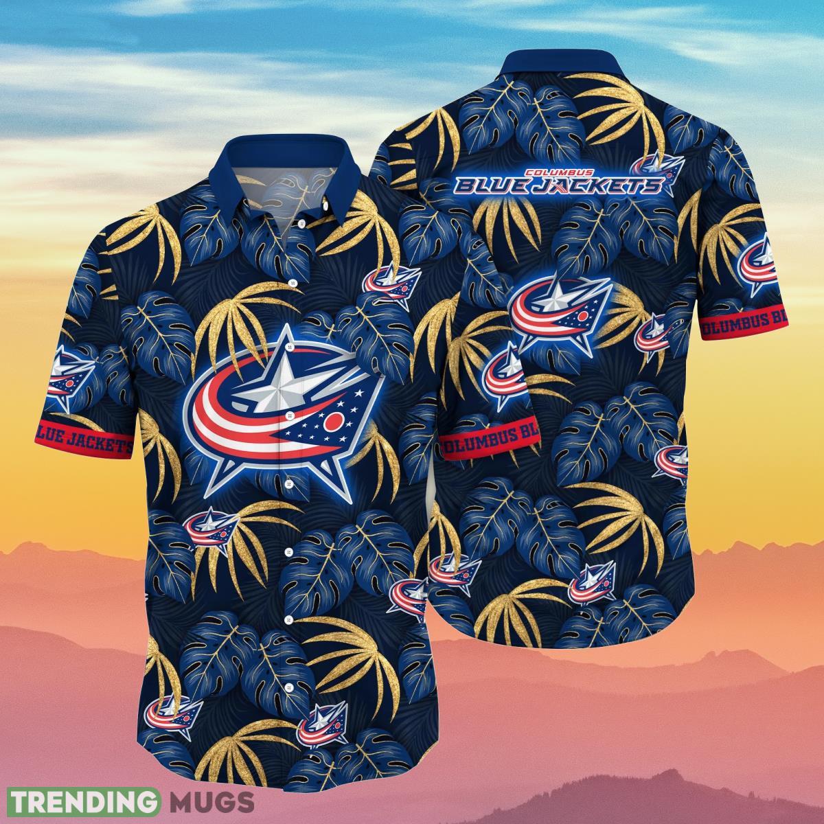 Columbus Blue Jackets NHL Flower Hawaiian Shirt Special Gift For Real Fans Product Photo 1 Columbus Blue Jackets NHL Flower Hawaiian Shirt Special Gift For Real Fans Product Photo 1