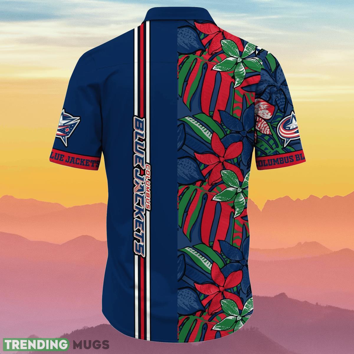 Columbus Blue Jackets NHL Flower Hawaiian Shirt Unique Gift For Real Fans Hawaiian Shirt Columbus Blue Jackets NHL Flower Hawaiian Shirt Unique Gift For Real Fans Hawaiian Shirt