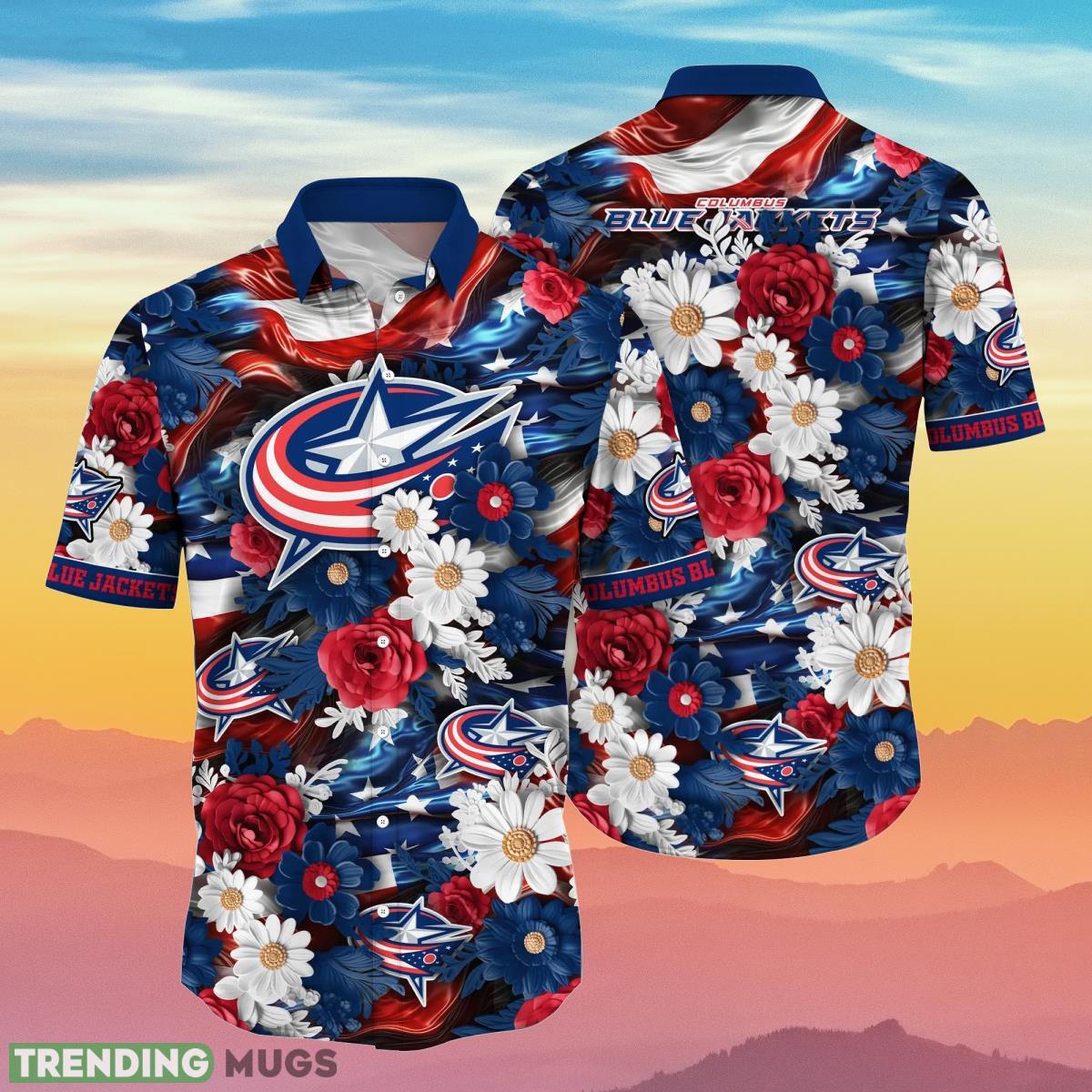 Columbus Blue Jackets NHL Hawaii Shirt Independence Day Summer Football Best Gift For Real Fans Product Photo 1 Columbus Blue Jackets NHL Hawaii Shirt Independence Day Summer Football Best Gift For Real Fans Product Photo 1