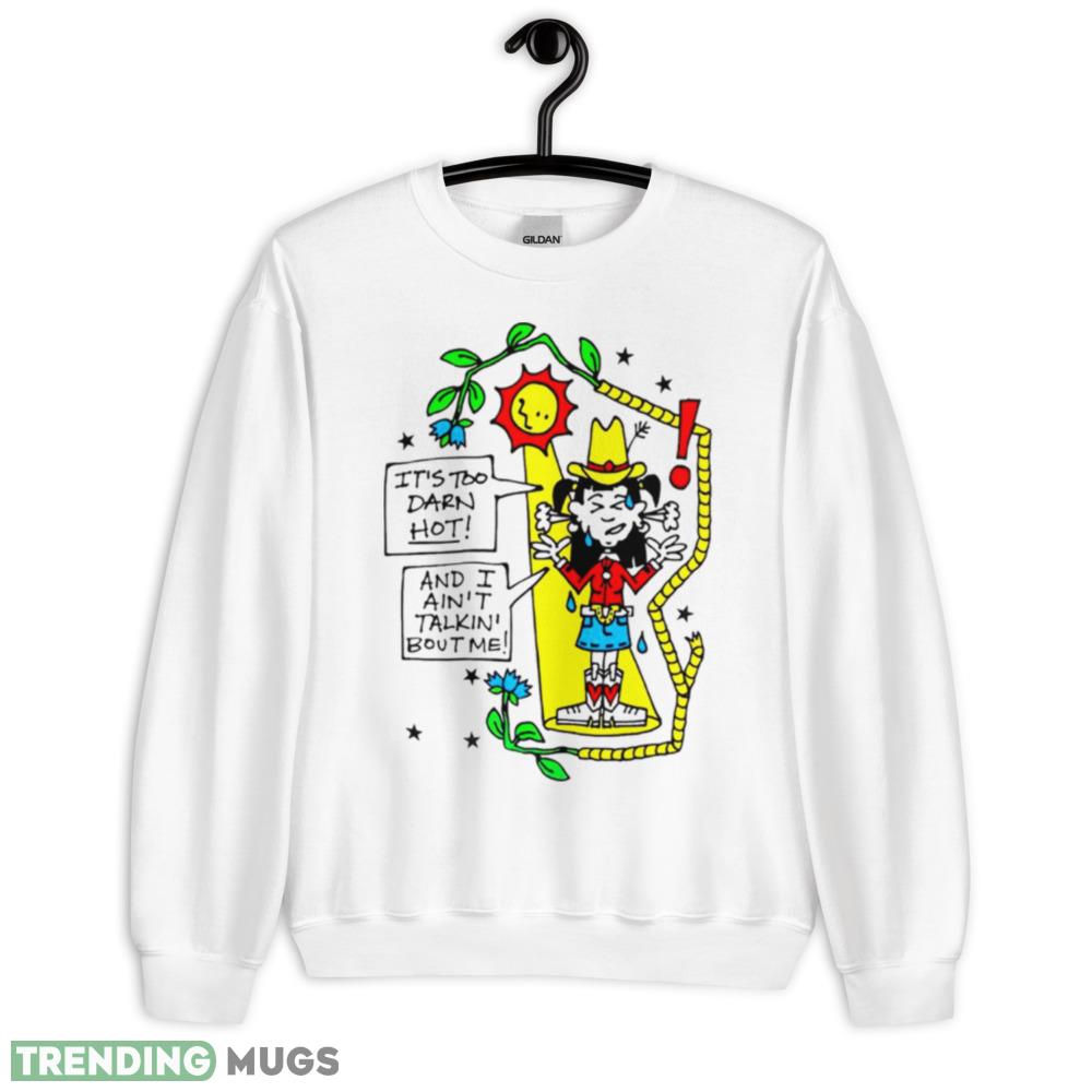 Cowgirls for Conservation it’s darn hot and i ain’t talkin’ bout me shirt - 18000 Unisex Heavy Blend Crewneck Sweatshirt Cowgirls for Conservation it’s darn hot and i ain’t talkin’ bout me shirt - 18000 Unisex Heavy Blend Crewneck Sweatshirt