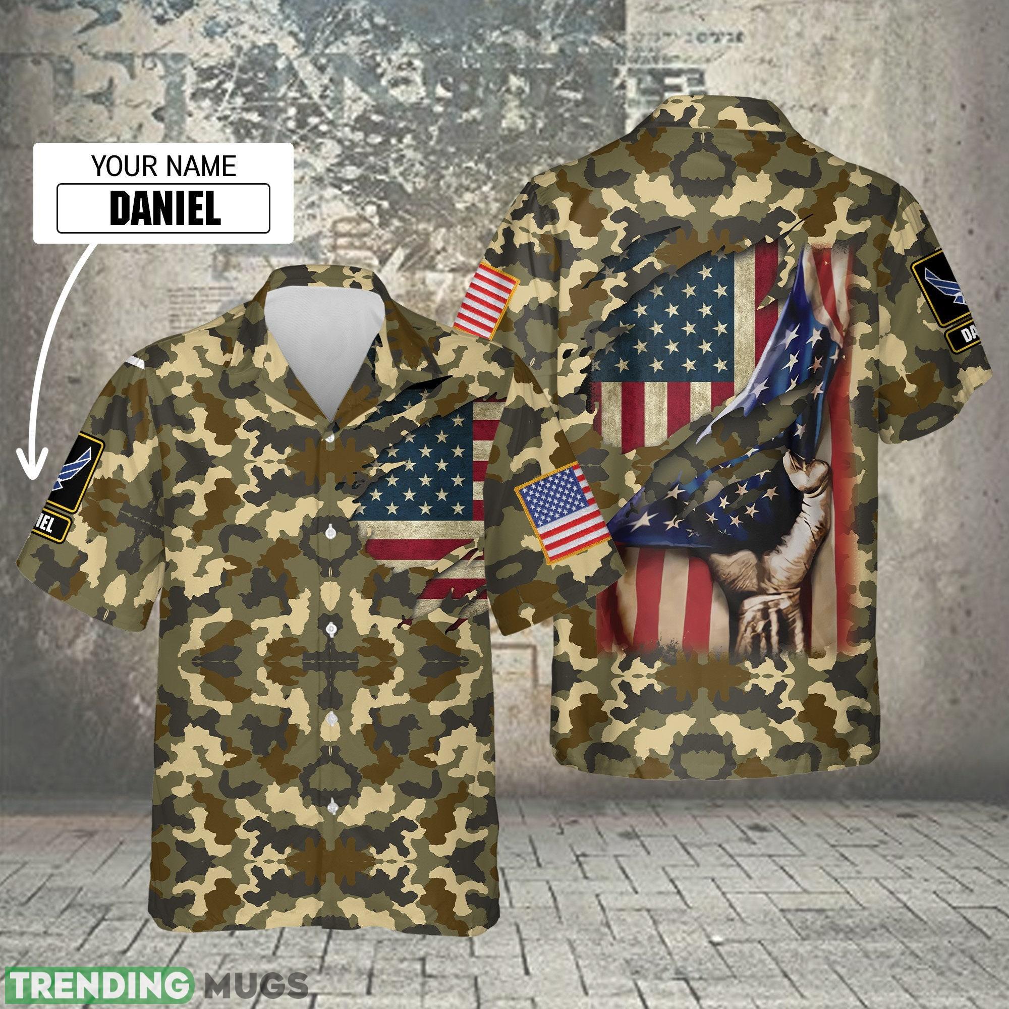 Custom Name Air Force Army Camouflage Hawaiian Shirt US Air Force Army American Flag Shirt Veteran Hawaiian Shirt - Air Force Army Camouflage Hawaiian Shirt, US Air Force Army American Flag Shirt, Veteran Hawaiian Shirt_1 Custom Name Air Force Army Camouflage Hawaiian Shirt US Air Force Army American Flag Shirt Veteran Hawaiian Shirt - Air Force Army Camouflage Hawaiian Shirt, US Air Force Army American Flag Shirt, Veteran Hawaiian Shirt_1