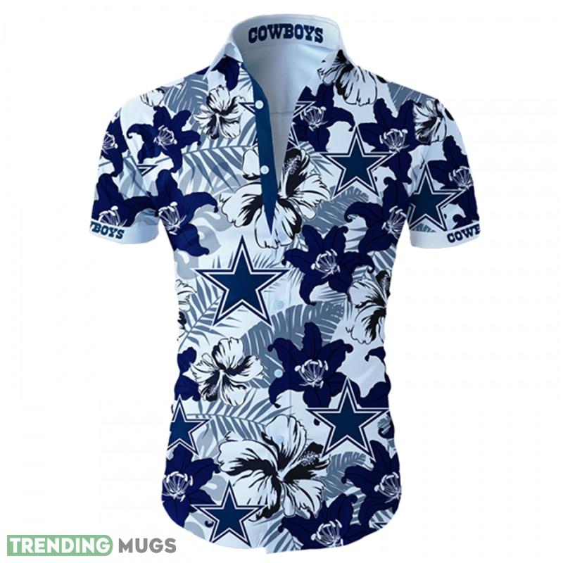 Dallas Cowboys Hawaiian Shirt Flower Men And Women For Fans - Dallas Cowboys Hawaiian Shirt Tropical Flower Short Sleeve_1 Dallas Cowboys Hawaiian Shirt Flower Men And Women For Fans - Dallas Cowboys Hawaiian Shirt Tropical Flower Short Sleeve_1