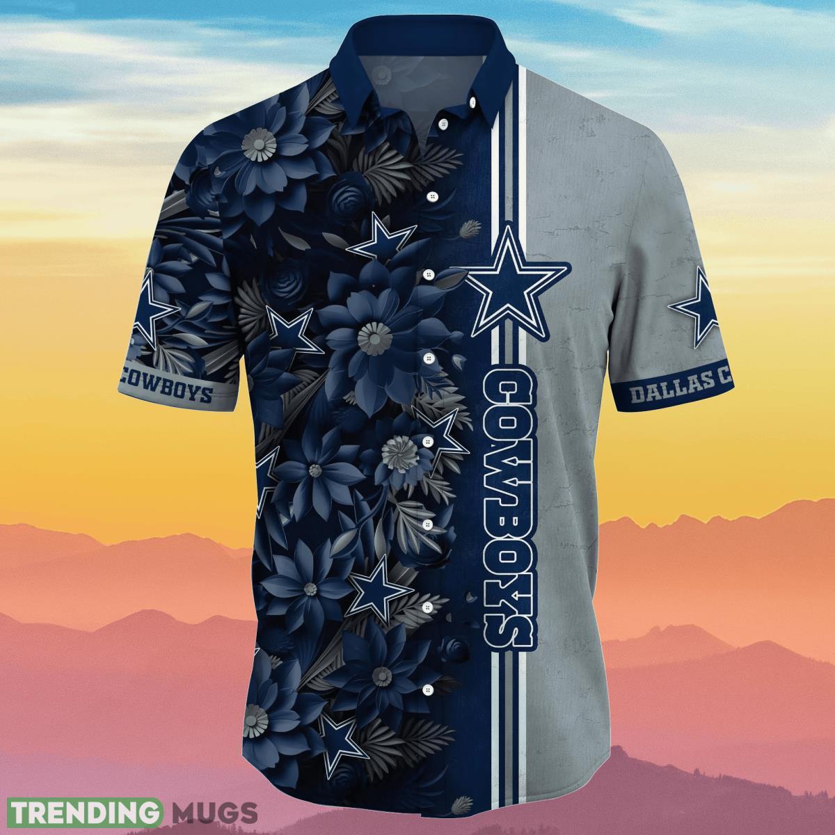 Dallas Cowboys NFL Flower Hawaiian Shirt Best Gift For Fans Hawaiian Shirt Dallas Cowboys NFL Flower Hawaiian Shirt Best Gift For Fans Hawaiian Shirt
