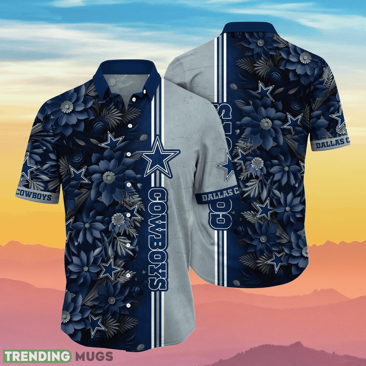 Dallas Cowboys NFL Flower Hawaiian Shirt Best Gift For Fans Product Photo 1