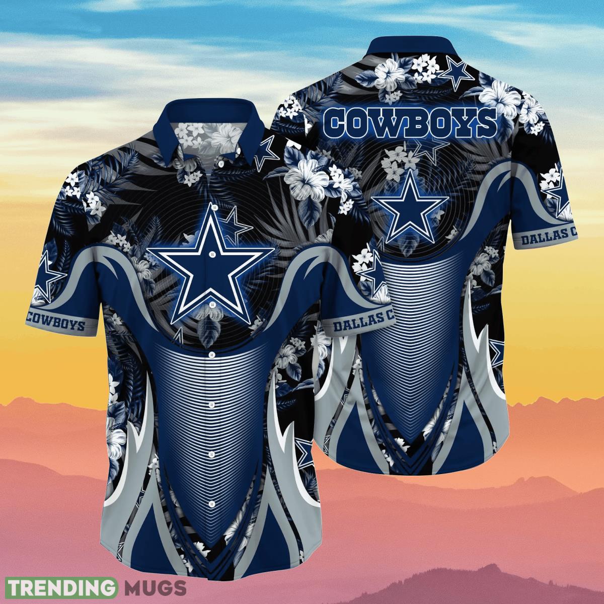 Dallas Cowboys NFL Flower Hawaiian Shirt Best Gift For Men And Women Fans Product Photo 1