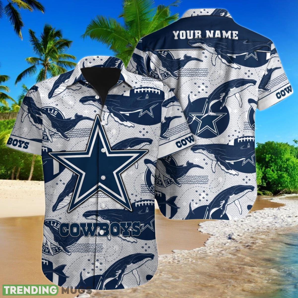 Dallas Cowboys NFL Football Custom Name Hawaiian Shirt Best gift For Loyal Fans Product Photo 1 Dallas Cowboys NFL Football Custom Name Hawaiian Shirt Best gift For Loyal Fans Product Photo 1