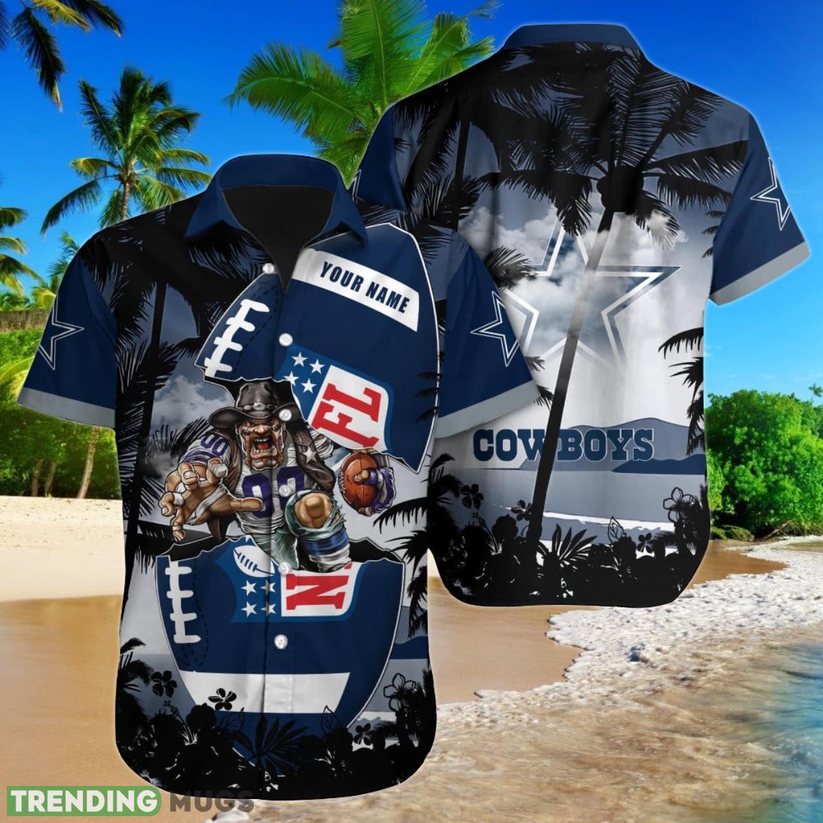 Dallas Cowboys NFL Football Custom Name Hawaiian Shirt Ideal Gift For Fans Product Photo 1 Dallas Cowboys NFL Football Custom Name Hawaiian Shirt Ideal Gift For Fans Product Photo 1