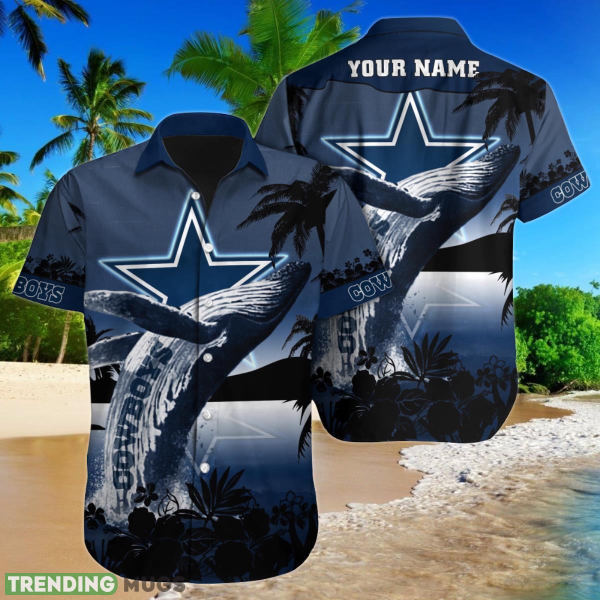 Dallas Cowboys NFL Football Custom Name Hawaiian Shirt Unique Gift For Men And Women Fans Product Photo 1 Dallas Cowboys NFL Football Custom Name Hawaiian Shirt Unique Gift For Men And Women Fans Product Photo 1