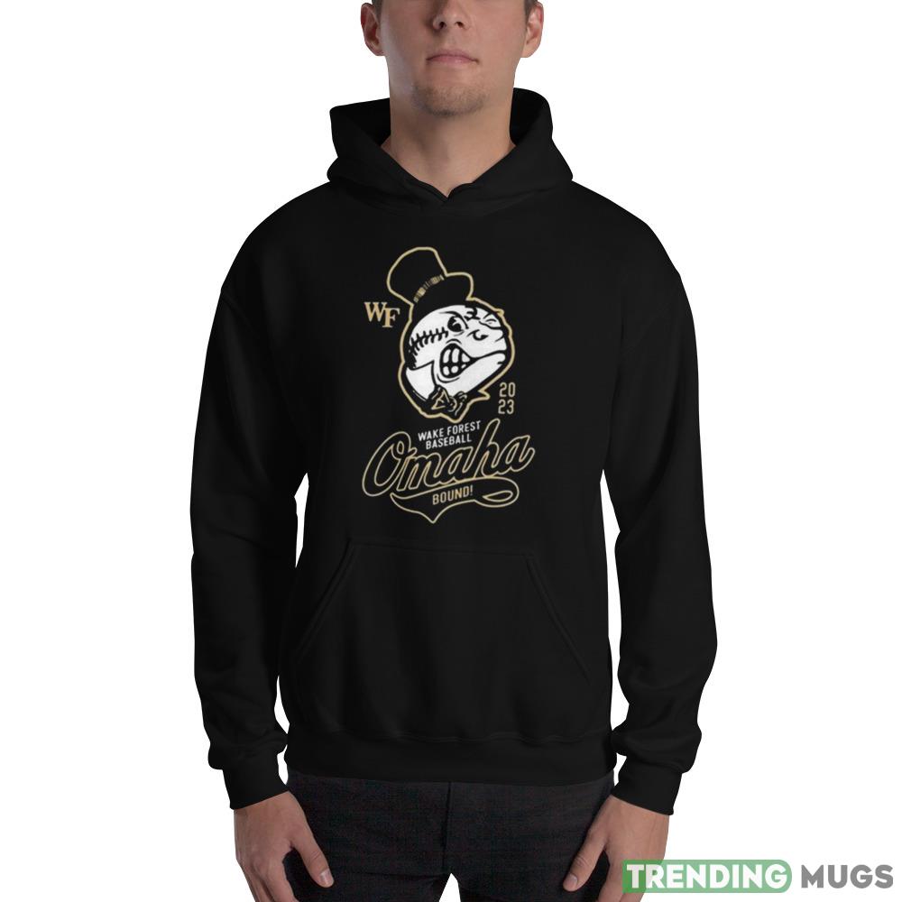 Demon Deacons 2023 Wake Forest Baseball Omaha Bound Shirt Dark Shirt Demon Deacons 2023 Wake Forest Baseball Omaha Bound Shirt Dark Shirt