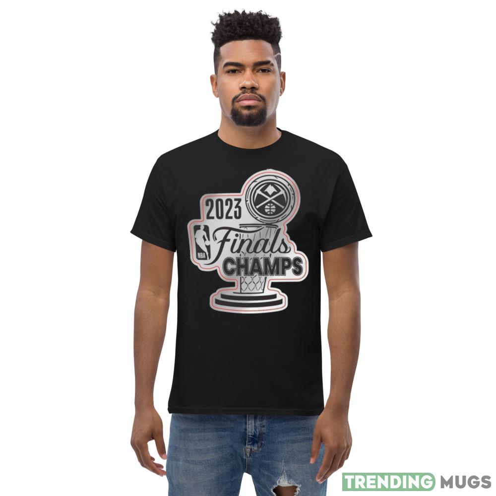 Denver Nuggets 2023 NBA Finals Champions Metallic Shirt Dark Shirt Denver Nuggets 2023 NBA Finals Champions Metallic Shirt Dark Shirt