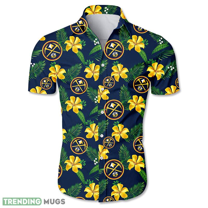 Denver Nuggets Hawaiian shirt Flower Men And Women For Fans - Denver Nuggets Hawaiian shirt Tropical Flower summer_1 Denver Nuggets Hawaiian shirt Flower Men And Women For Fans - Denver Nuggets Hawaiian shirt Tropical Flower summer_1