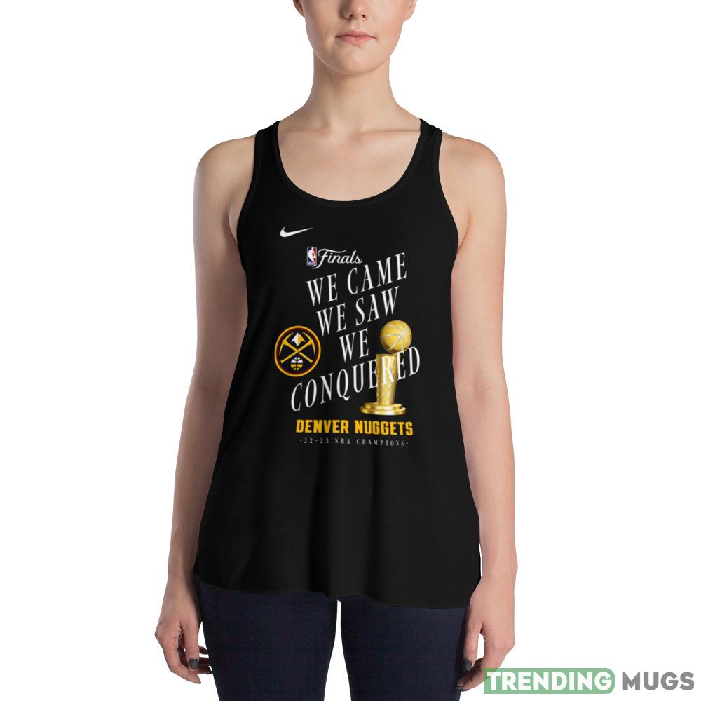 Denver Nuggets Nike 2023 NBA Finals Champions Celebration Trophy T Shirt Dark Shirt Denver Nuggets Nike 2023 NBA Finals Champions Celebration Trophy T Shirt Dark Shirt