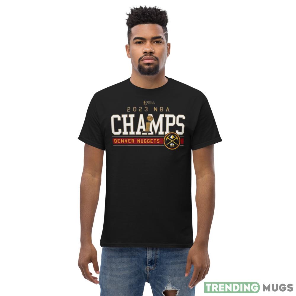 Denver Nuggets Sportiqe Unisex 2023 NBA Finals Champions First Ever Champs Comfy Tri Blend T Shirt Dark Shirt Denver Nuggets Sportiqe Unisex 2023 NBA Finals Champions First Ever Champs Comfy Tri Blend T Shirt Dark Shirt