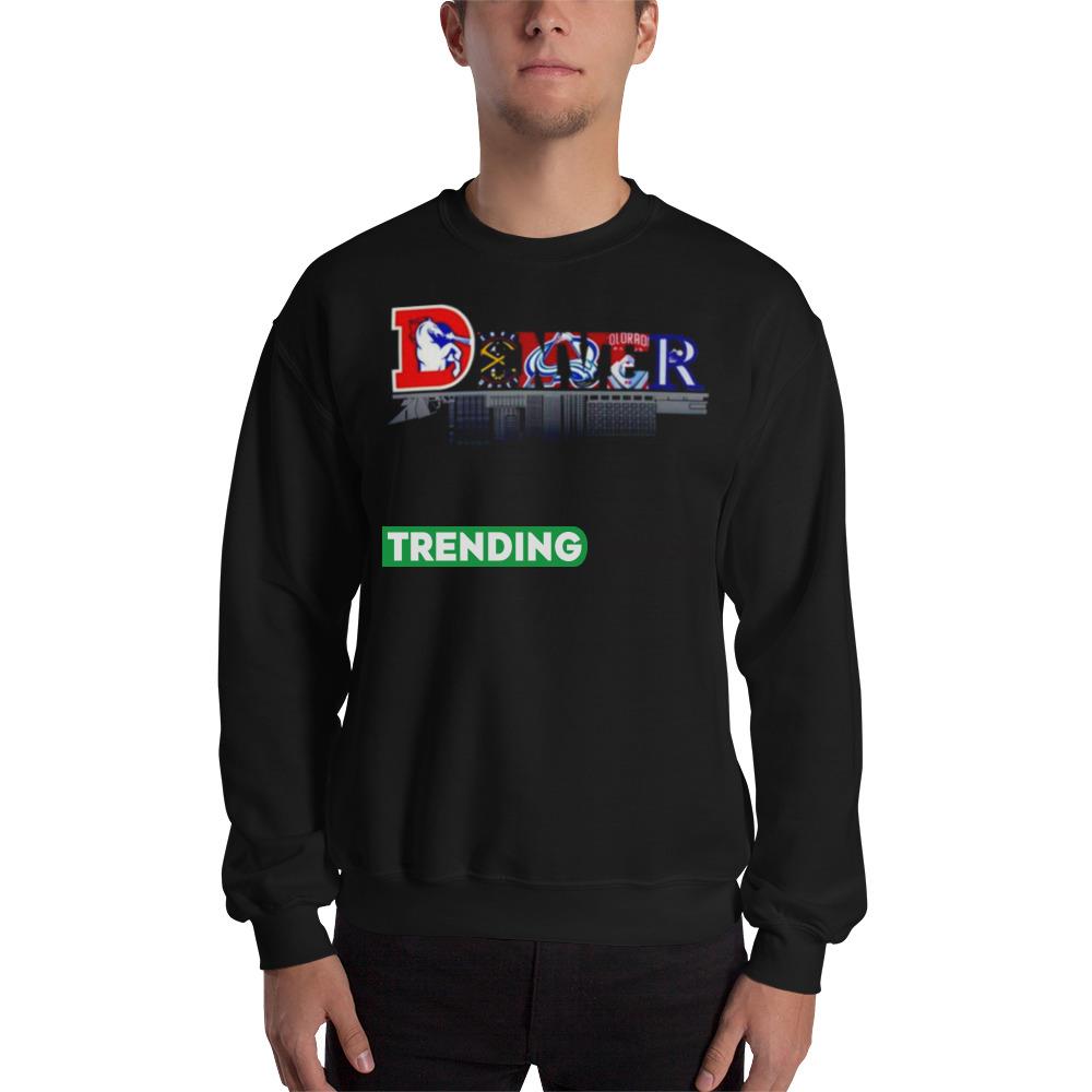 Denver sport teams city skyline shirt - 18000 Unisex Heavy Blend Crewneck Sweatshirt Denver sport teams city skyline shirt - 18000 Unisex Heavy Blend Crewneck Sweatshirt