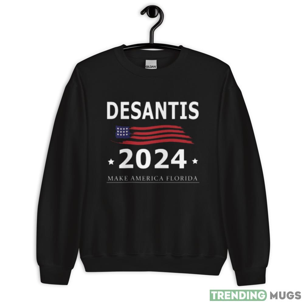 DeSantis-2024 make america florida Black T Shirt - 18000 Unisex Heavy Blend Crewneck Sweatshirt DeSantis-2024 make america florida Black T Shirt - 18000 Unisex Heavy Blend Crewneck Sweatshirt