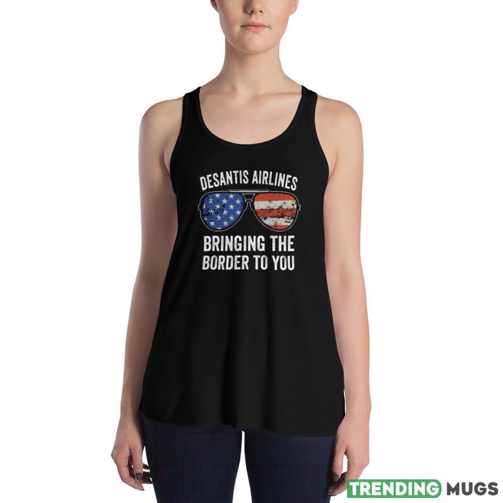 Desantis Airlines Bringing the border to you Design 9 Black T Shirt Dark Shirt Desantis Airlines Bringing the border to you Design 9 Black T Shirt Dark Shirt