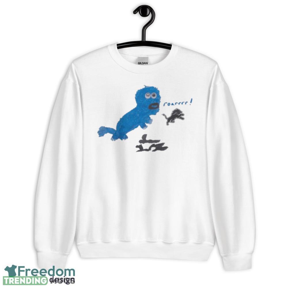 Detroit Lions by Sam Laporta White Shirt - 18000 Unisex Heavy Blend Crewneck Sweatshirt Detroit Lions by Sam Laporta White Shirt - 18000 Unisex Heavy Blend Crewneck Sweatshirt