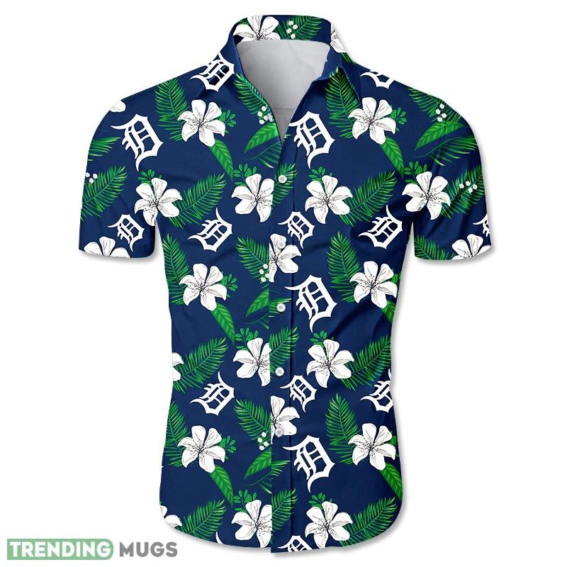 Detroit Tigers Hawaiian Shirt flower Men And Women For Fans - Detroit Tigers Hawaiian Shirt Tropical flower gift for fans_1 Detroit Tigers Hawaiian Shirt flower Men And Women For Fans - Detroit Tigers Hawaiian Shirt Tropical flower gift for fans_1
