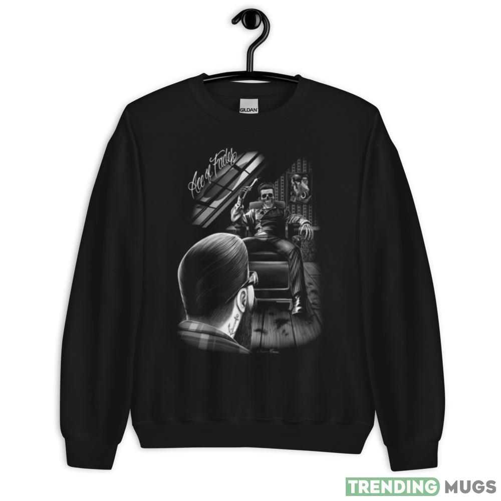 DGA David Gonzales Art Fresh Cut Ace of Fades Barber Rockabilly Tattoos T Shirt - 18000 Unisex Heavy Blend Crewneck Sweatshirt DGA David Gonzales Art Fresh Cut Ace of Fades Barber Rockabilly Tattoos T Shirt - 18000 Unisex Heavy Blend Crewneck Sweatshirt