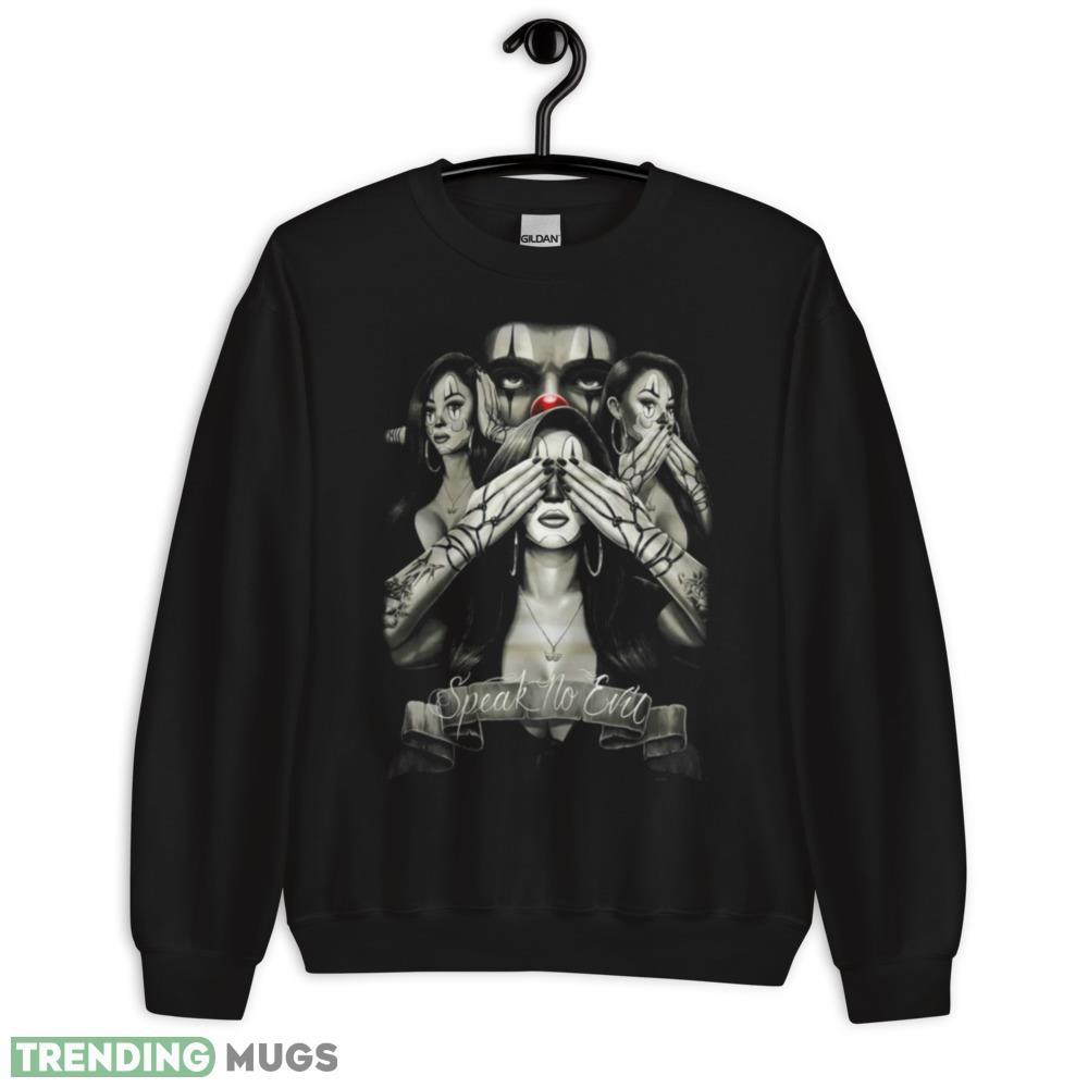 DGA Speack No Evil Graphic T Shirt - 18000 Unisex Heavy Blend Crewneck Sweatshirt DGA Speack No Evil Graphic T Shirt - 18000 Unisex Heavy Blend Crewneck Sweatshirt