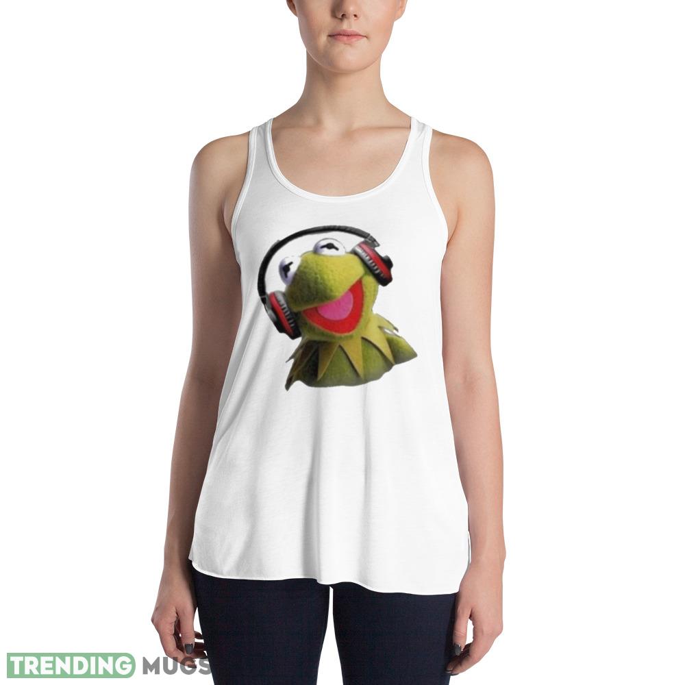 Disney Muppet Babies Kermit Headphones Shirt Light Shirt Disney Muppet Babies Kermit Headphones Shirt Light Shirt
