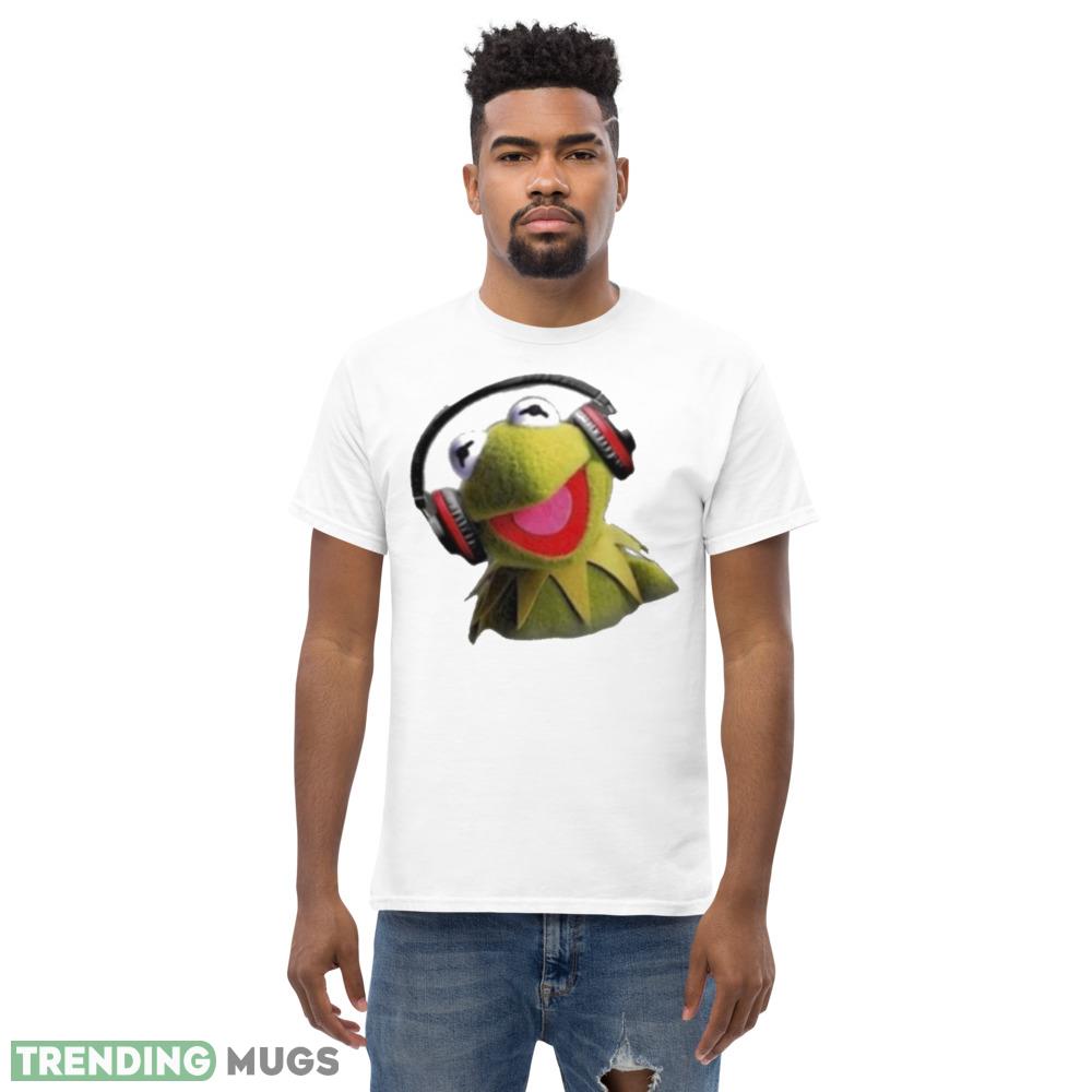 Disney Muppet Babies Kermit Headphones Shirt Light Shirt Disney Muppet Babies Kermit Headphones Shirt Light Shirt