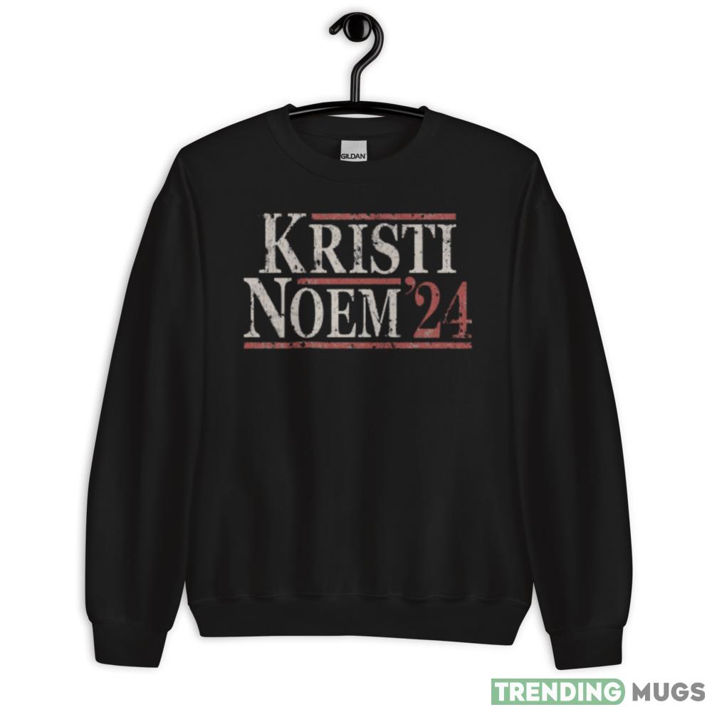 Distressed Kristi Noem 2024 Funny T Shirt - 18000 Unisex Heavy Blend Crewneck Sweatshirt