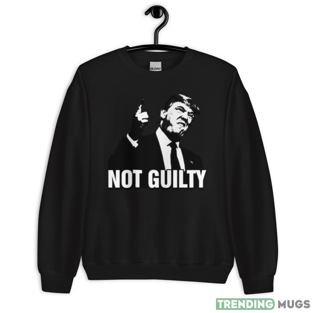 Donald Trump Not Guilty Design 2 Black T Shirt - 18000 Unisex Heavy Blend Crewneck Sweatshirt Donald Trump Not Guilty Design 2 Black T Shirt - 18000 Unisex Heavy Blend Crewneck Sweatshirt