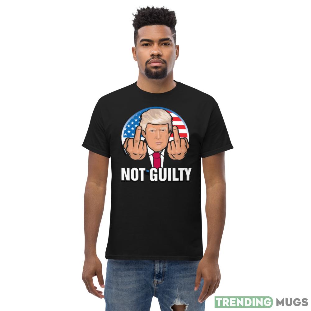 Donald Trump Not Guilty Design 3 Black T Shirt Dark Shirt Donald Trump Not Guilty Design 3 Black T Shirt Dark Shirt