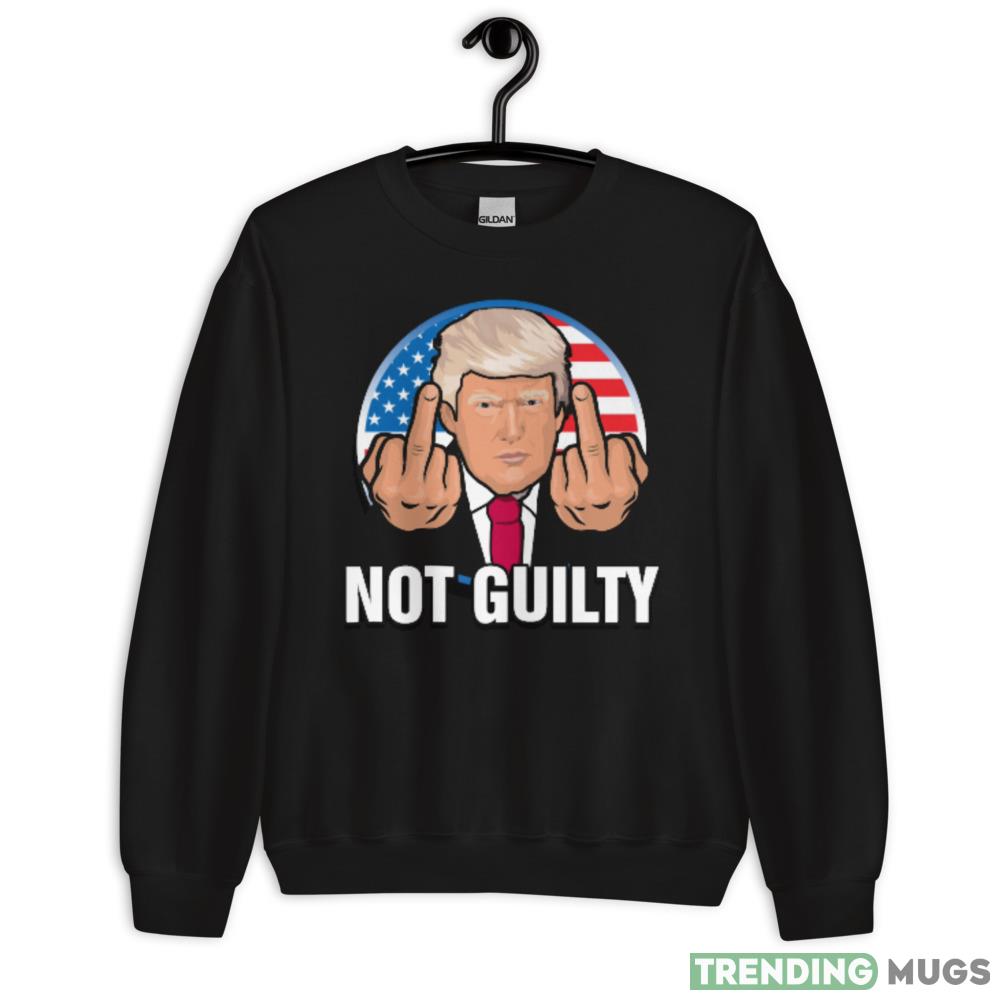 Donald Trump Not Guilty Design 3 Black T Shirt - 18000 Unisex Heavy Blend Crewneck Sweatshirt Donald Trump Not Guilty Design 3 Black T Shirt - 18000 Unisex Heavy Blend Crewneck Sweatshirt