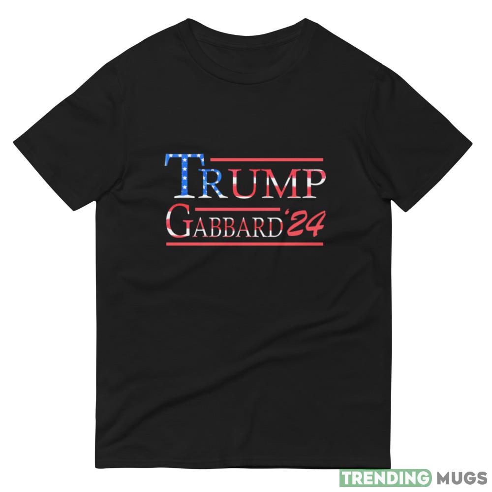 Donald Trump Tulsi Gabbard 2024 Design 1 Black T Shirt Dark Shirt Donald Trump Tulsi Gabbard 2024 Design 1 Black T Shirt Dark Shirt