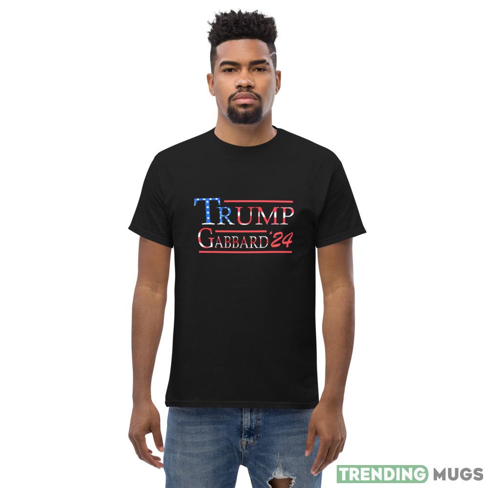 Donald Trump Tulsi Gabbard 2024 Design 1 Black T Shirt Dark Shirt Donald Trump Tulsi Gabbard 2024 Design 1 Black T Shirt Dark Shirt