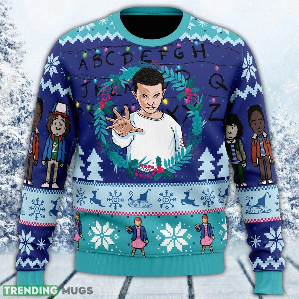 Eleven Stranger Things Ugly Sweater Men And Women Gift For Christmas - Eleven Stranger Things Ugly Christmas Sweater_1 Eleven Stranger Things Ugly Sweater Men And Women Gift For Christmas - Eleven Stranger Things Ugly Christmas Sweater_1