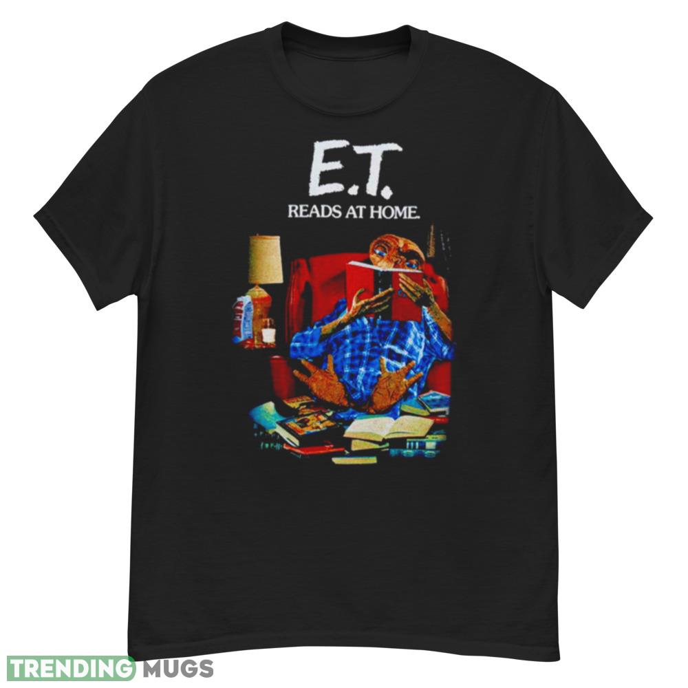ET reads at home Mockup Black T Shirt Dark Shirt ET reads at home Mockup Black T Shirt Dark Shirt