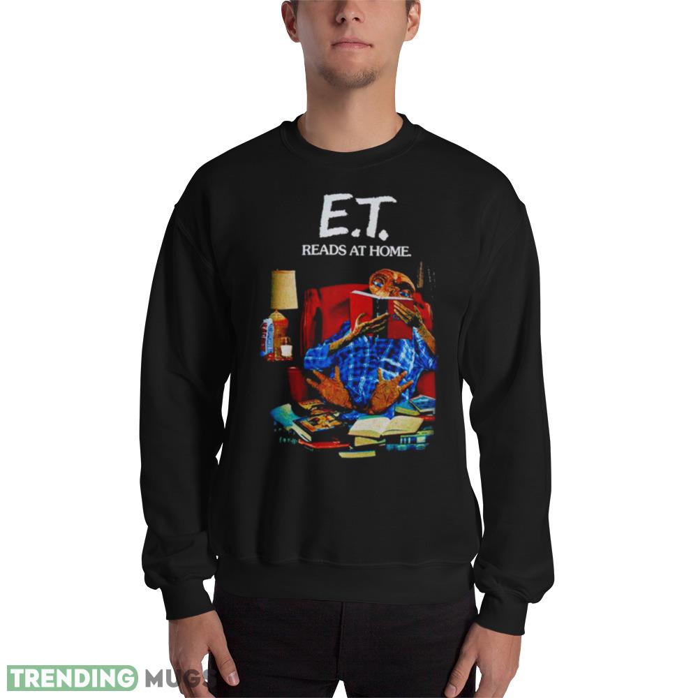 ET reads at home Mockup Black T Shirt - 18000 Unisex Heavy Blend Crewneck Sweatshirt ET reads at home Mockup Black T Shirt - 18000 Unisex Heavy Blend Crewneck Sweatshirt