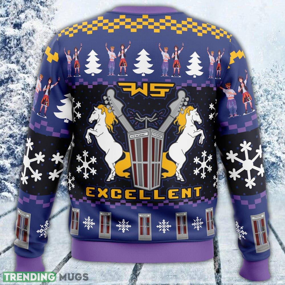 Excellent Bill and Ted Ugly Sweater Men And Women Gift For Christmas 3D Sweater Excellent Bill and Ted Ugly Sweater Men And Women Gift For Christmas 3D Sweater
