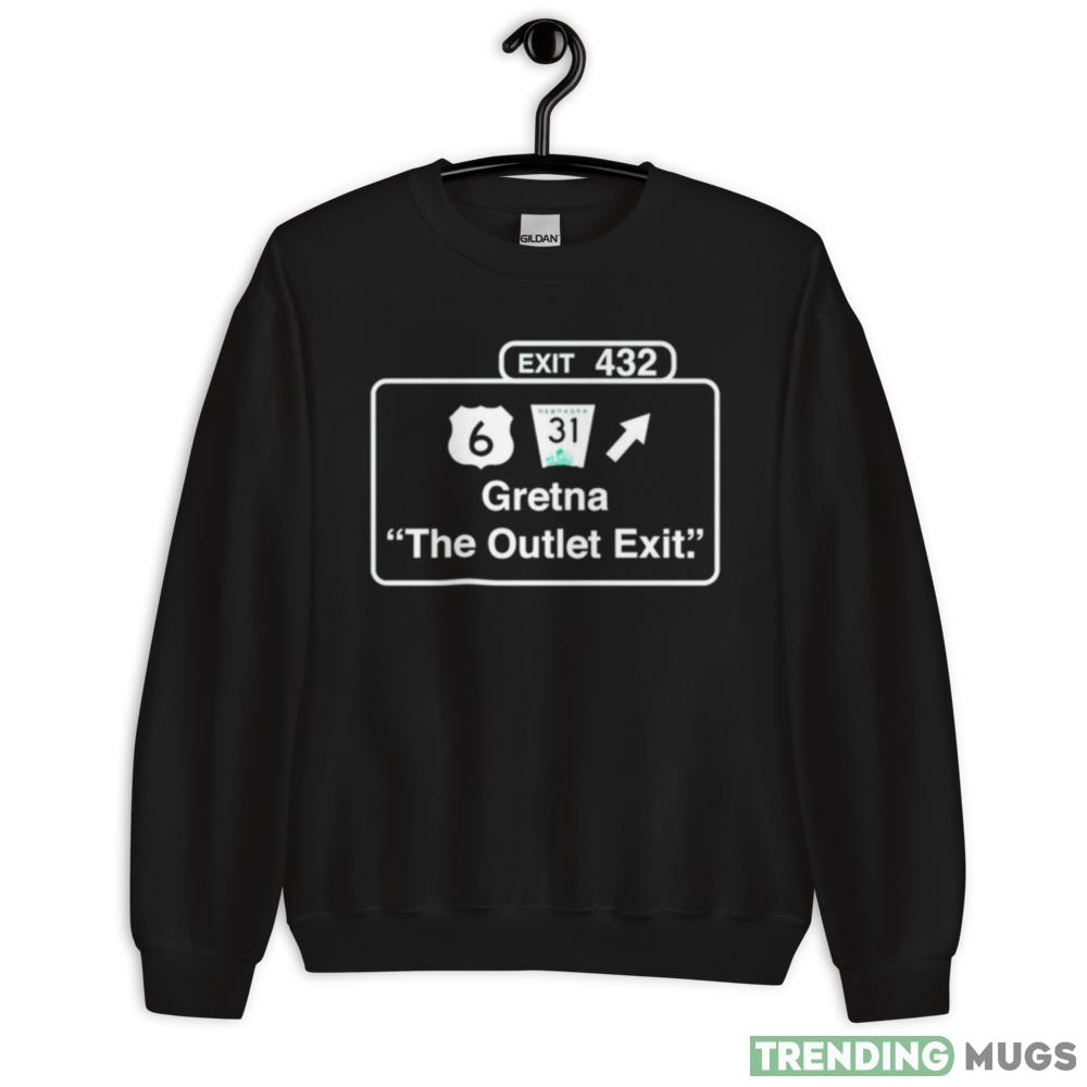 Exit 432 gretna the outlet exit shirt - 18000 Unisex Heavy Blend Crewneck Sweatshirt Exit 432 gretna the outlet exit shirt - 18000 Unisex Heavy Blend Crewneck Sweatshirt