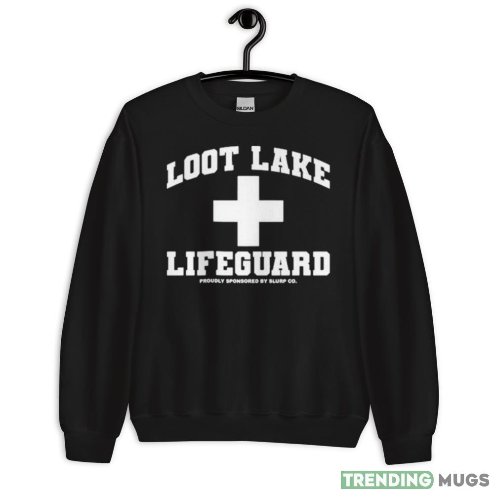 Failure International Loot Lake Lifeguard Proudly Sponsored By Slurp Co Shirt - 18000 Unisex Heavy Blend Crewneck Sweatshirt Failure International Loot Lake Lifeguard Proudly Sponsored By Slurp Co Shirt - 18000 Unisex Heavy Blend Crewneck Sweatshirt