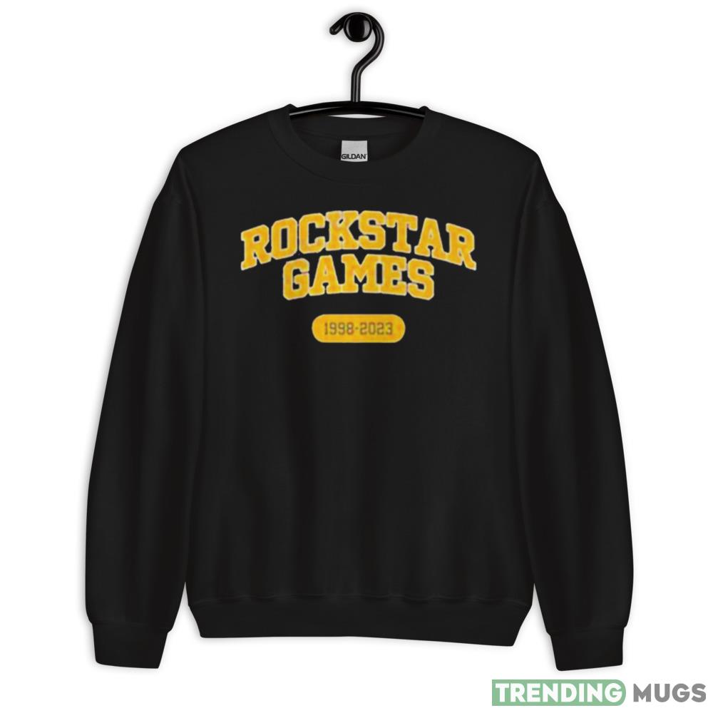 Floorball Rockstar Games 1998 2023 Shirt - 18000 Unisex Heavy Blend Crewneck Sweatshirt Floorball Rockstar Games 1998 2023 Shirt - 18000 Unisex Heavy Blend Crewneck Sweatshirt