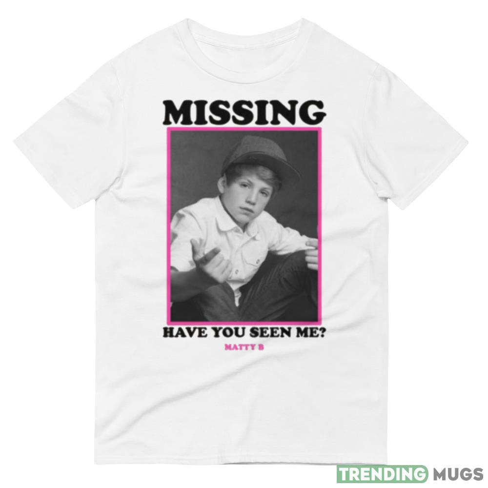 Free Matty B Missing Graphic shirt Light Shirt Free Matty B Missing Graphic shirt Light Shirt