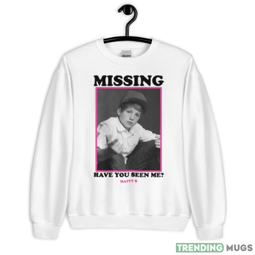 Free Matty B Missing Graphic shirt - 18000 Unisex Heavy Blend Crewneck Sweatshirt Free Matty B Missing Graphic shirt - 18000 Unisex Heavy Blend Crewneck Sweatshirt