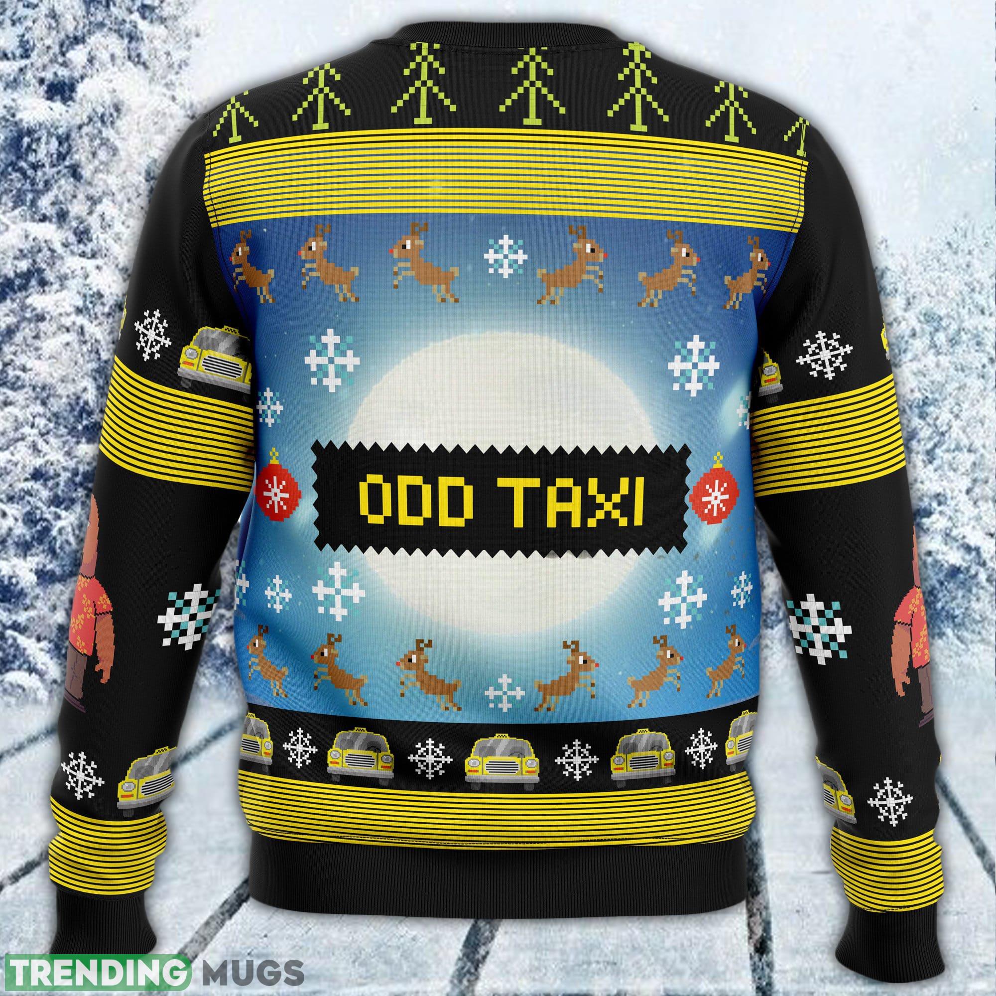 Full Moon Odd Taxi Ugly Sweater Men And Women Gift For Christmas 3D Sweater Full Moon Odd Taxi Ugly Sweater Men And Women Gift For Christmas 3D Sweater
