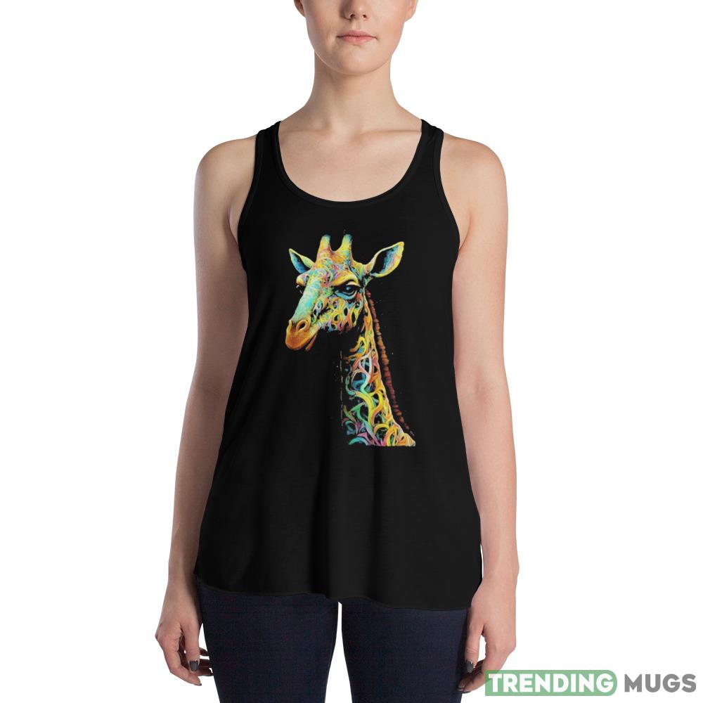 Giraffe Trippy Shirt Dark Shirt Giraffe Trippy Shirt Dark Shirt