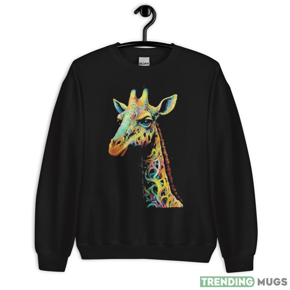 Giraffe Trippy Shirt - 18000 Unisex Heavy Blend Crewneck Sweatshirt Giraffe Trippy Shirt - 18000 Unisex Heavy Blend Crewneck Sweatshirt
