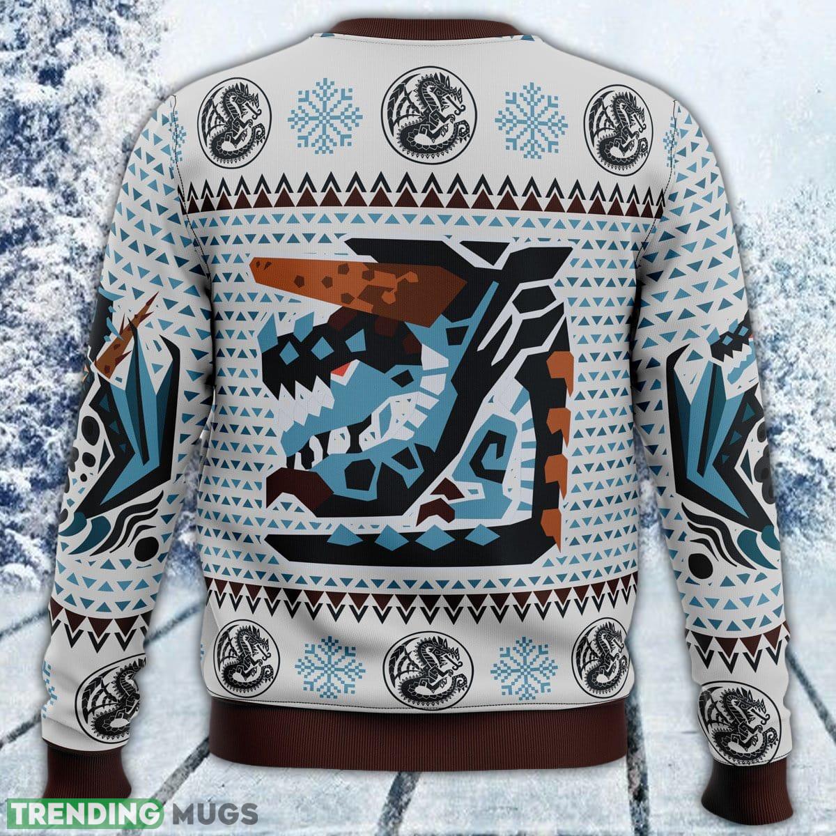 Gogmazios Monster Hunter Ugly Sweater Men And Women Gift For Christmas 3D Sweater Gogmazios Monster Hunter Ugly Sweater Men And Women Gift For Christmas 3D Sweater